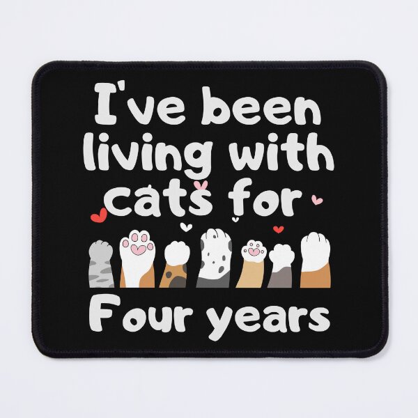 Item preview, I've been living with cats for four years designed and sold by marunstudio.