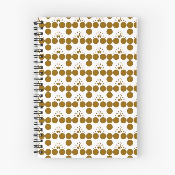Item preview, Ornamental Geometric Golden Brown Balls in Square Square Pattern designed and sold by IraNiva.