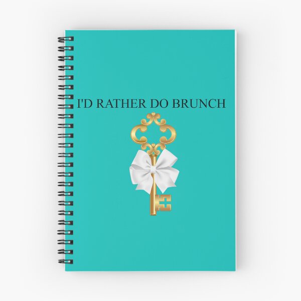 Item preview, I'd Rather Do Brunch - Gold Key White Bow & Box designed and sold by gtgbrown.
