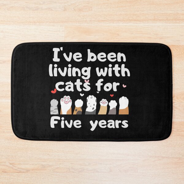 Item preview, I've been living with cats for five years designed and sold by marunstudio.