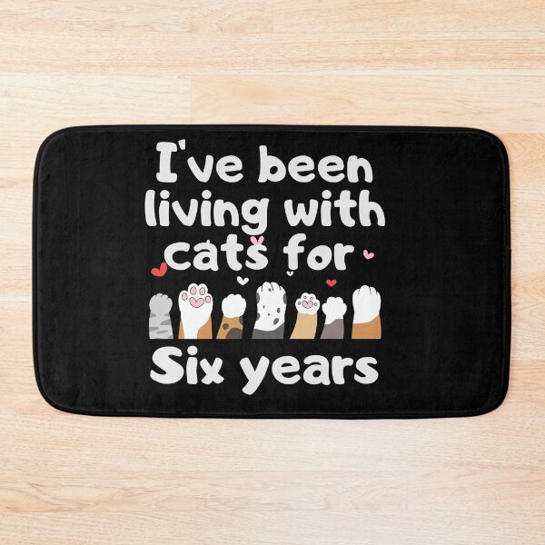 Item preview, I've been living with cats for six years designed and sold by marunstudio.