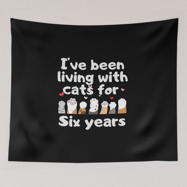 Item preview, I've been living with cats for six years designed and sold by marunstudio.