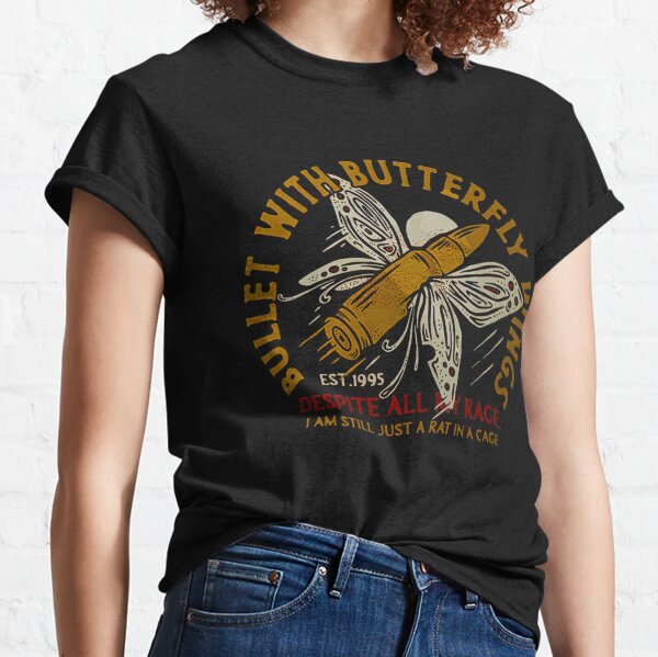 Bullet with Butterfly Wings Classic T-Shirt