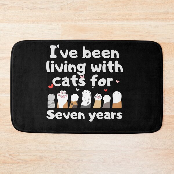 Item preview, I've been living with cats for seven years designed and sold by marunstudio.