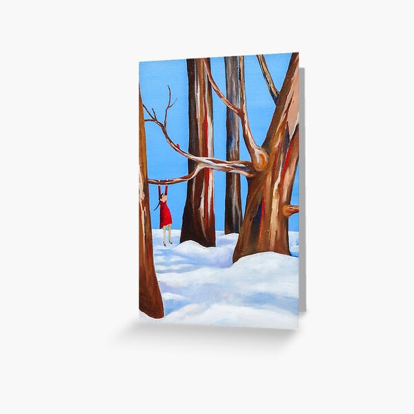 Hanging On Greeting Card