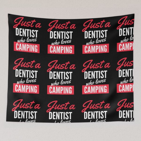 Item preview, Just A Dentist Who Loves Camping - Gift For Men, Women, Camping Lover designed and sold by ExploreTheStore.