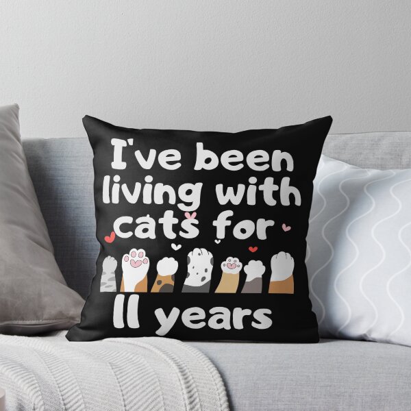 Item preview, I've been living with cats for 11 years designed and sold by marunstudio.