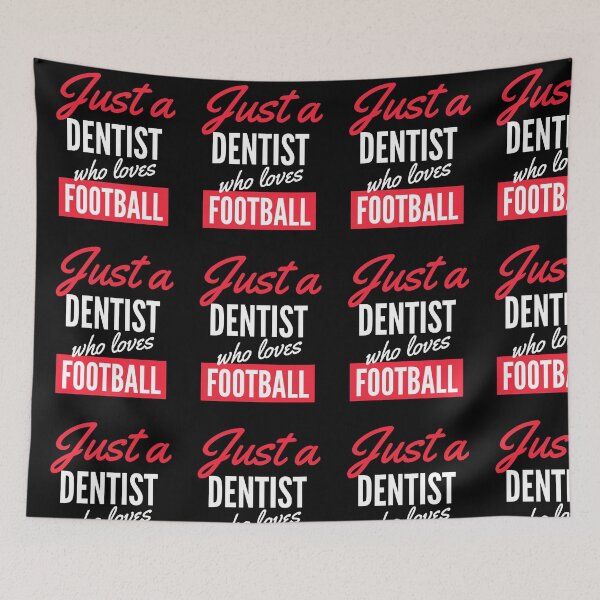 Item preview, Just A Dentist Who Loves Football - Gift For Men, Women, Football Lover designed and sold by ExploreTheStore.