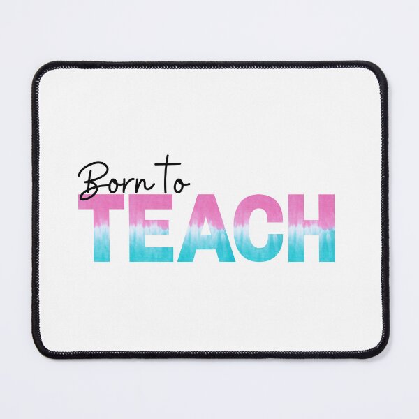 Item preview, Born to Teach, Pink and Blue designed and sold by abigailbaughan.