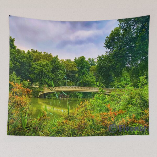 Item preview, Bow Bridge Nature Lake Trees Central Park Manhattan New York City  designed and sold by eleonoraingrid.