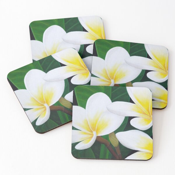 Item preview, Plumeria Frangipani Flowers - Tropical Elegance designed and sold by Ambiance Sauvage.