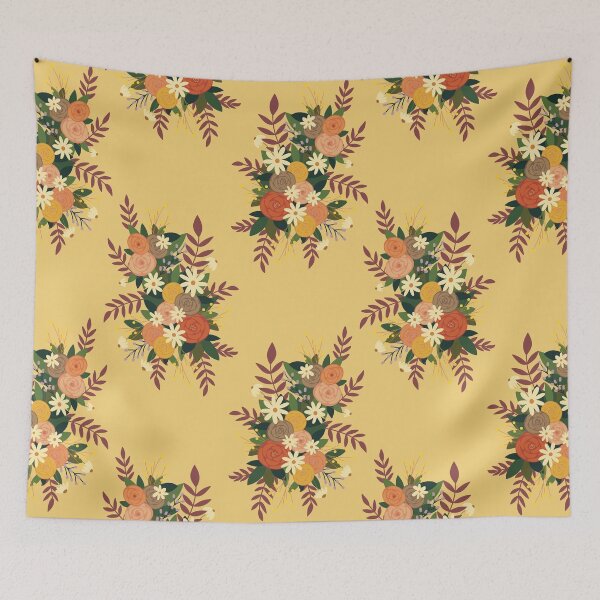Item preview, Bouquet flower Seamless Pattern: Yellow designed and sold by Maygetsu.