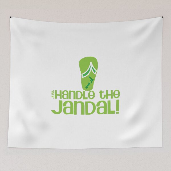 Item preview, Just handle the jandal funny kiwi New Zealand saying designed and sold by jazzydevil.