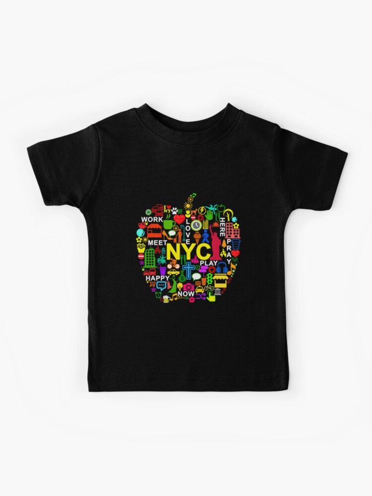  NYC Tshirt  New York City Tshirt Women Men Kids Big Apple T- Shirt : Clothing, Shoes & Jewelry