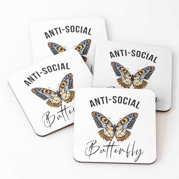 Item preview, Anti-social Butterfly designed and sold by FallInLoveCo.