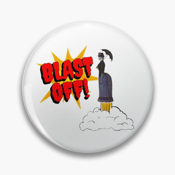 Item preview, Georges Seurat's Rocket Launch designed and sold by BumbleBearArtUK.