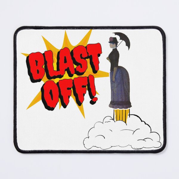 Item preview, Georges Seurat's Rocket Launch designed and sold by BumbleBearArtUK.