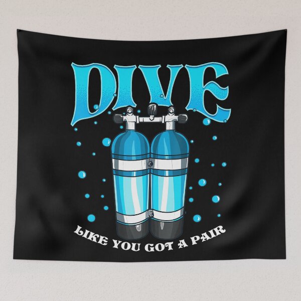 Item preview, Dive like you got a pair scuba diving divers pun designed and sold by MarkMille76.