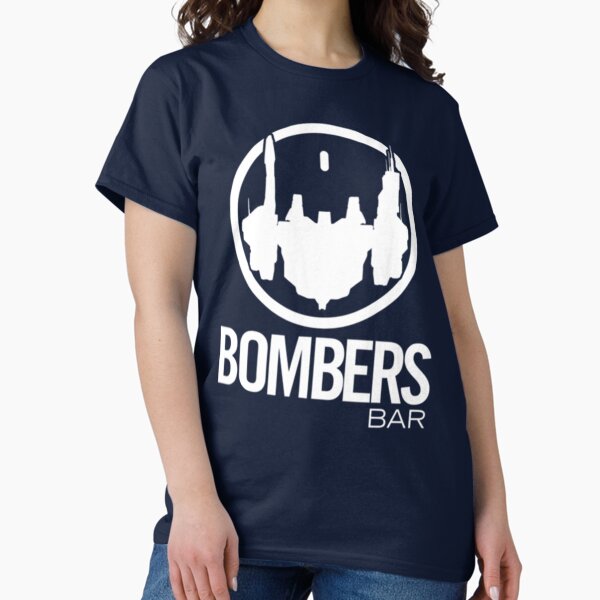 Artikel-Vorschau von Bomber_s Bar White Logo (nicht gealtert, klein), designt und verkauft von FondueJr.