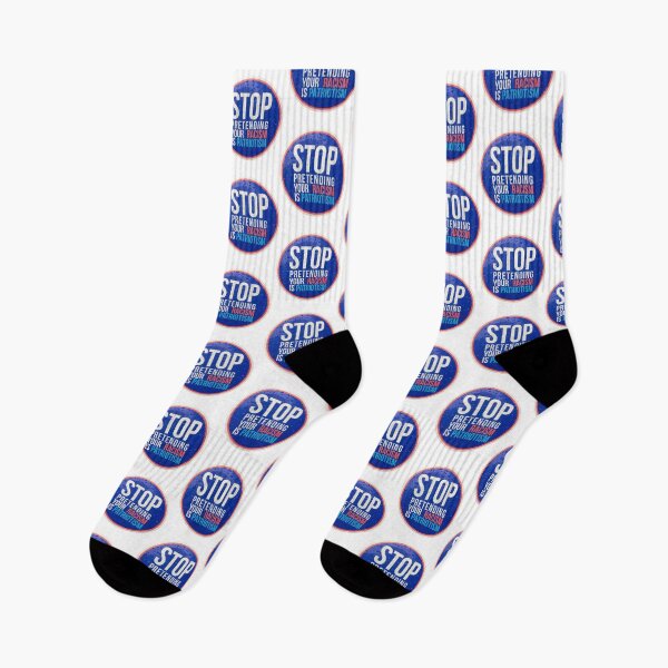 Item preview, STOP PRETENDING YOUR RACISM IS PATRIOTISM PINK designed and sold by Stevenobinsun.