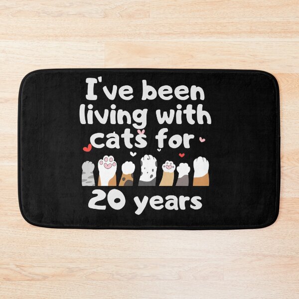 Item preview, I've been living with cats for 20 years designed and sold by marunstudio.