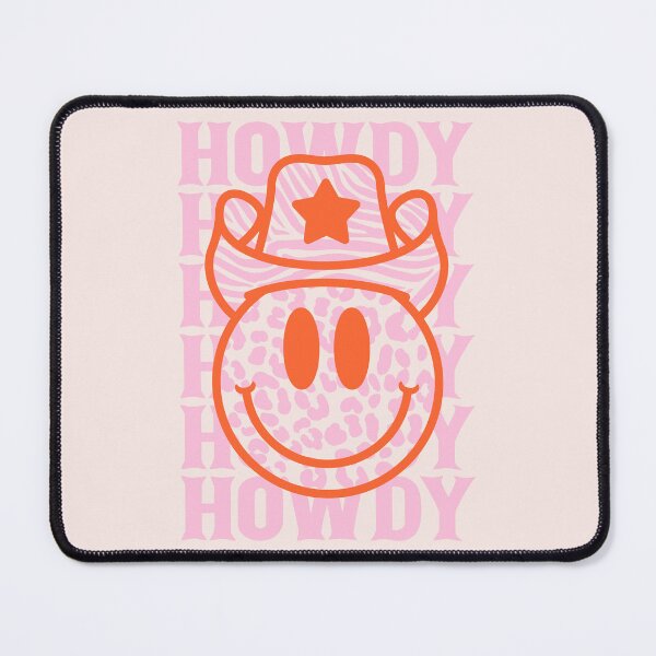 Item preview, HOWDY HOWDY HOWDY  Preppy Smiley Smile Face Leopard Texture Cowboy Zebra Hat | White Background designed and sold by PEARROT.