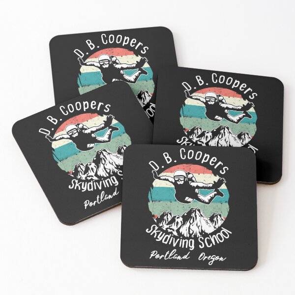 Artikelvorschau, D. B. Coopers Skydiving School Portland, Oregon Lustiges, Vintages Fallschirmspringen Lustiges Fallschirmspringer-Retro-Shirt entworfen und verkauft von Alacenakarts.