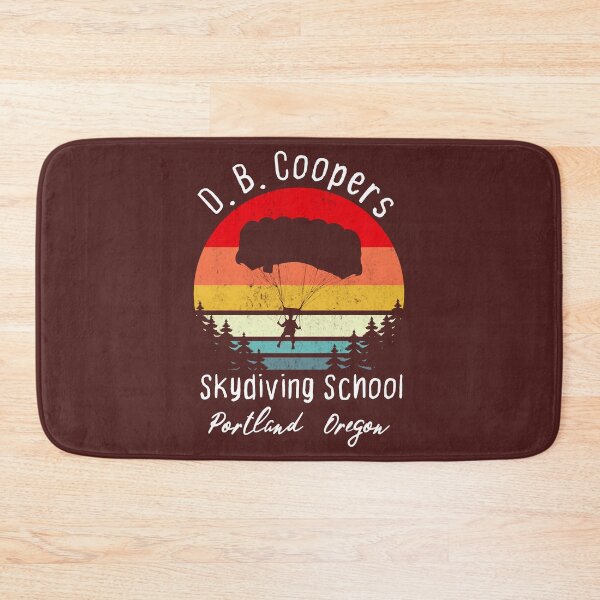 Item preview, D. B. Coopers Skydiving School Portland, Oregon Funny , Vintage Skydiving Funny Skydiver Retro Shirt designed and sold by Alacenakarts.
