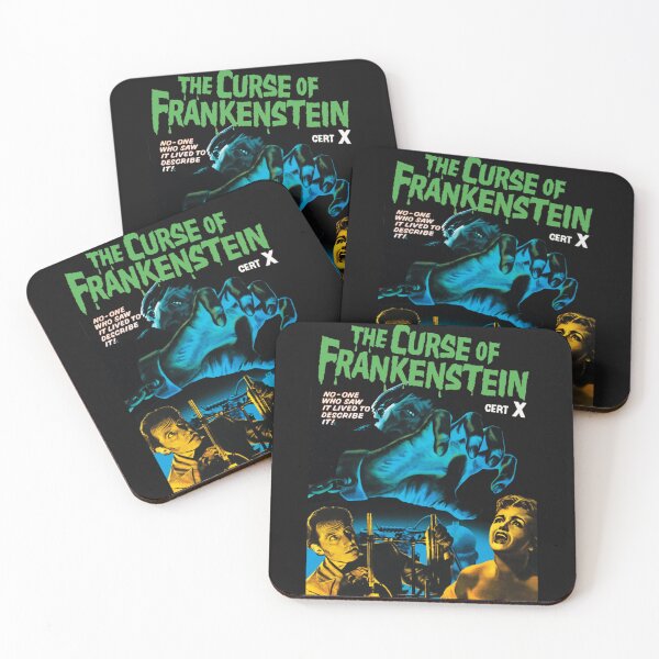 Aperçu de l'œuvre La malédiction de Frankenstein - oeuvre originale d'affiche de marteau créée et vendue par WalterFunk.