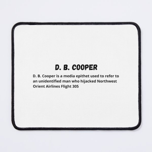 Item preview, D.B. Cooper designed and sold by Alacenakarts.