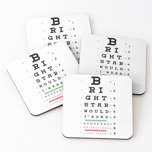 Item preview, Eye Chart | Bright Star designed and sold by Pemberley-Tees.