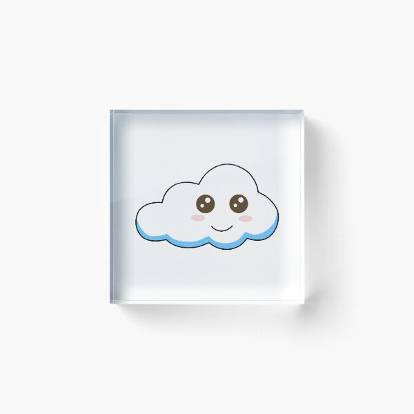 Item preview, Kawaii Cloud With Cute Smile designed and sold by CreativeCranium.