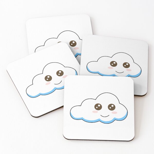 Item preview, Kawaii Cloud With Cute Smile designed and sold by CreativeCranium.