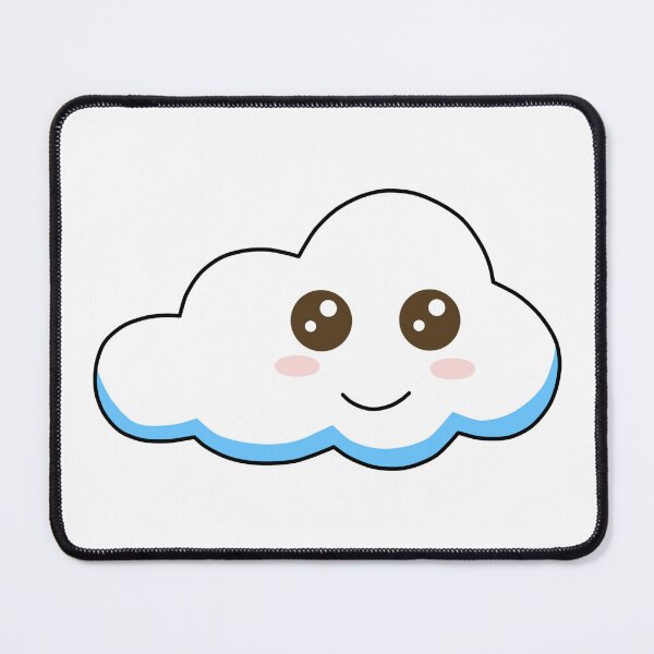 Item preview, Kawaii Cloud With Cute Smile designed and sold by CreativeCranium.