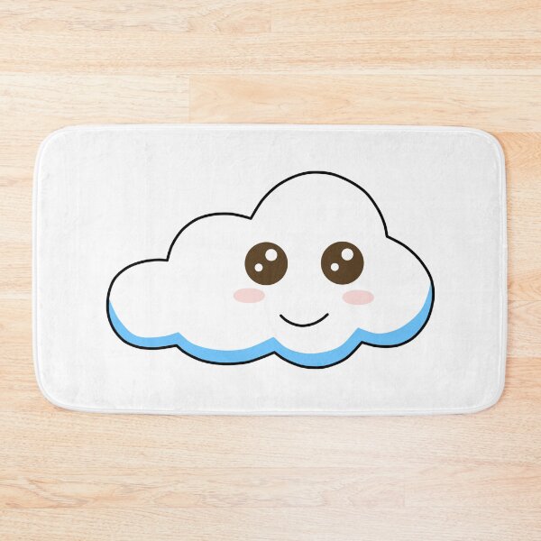 Item preview, Kawaii Cloud With Cute Smile designed and sold by CreativeCranium.