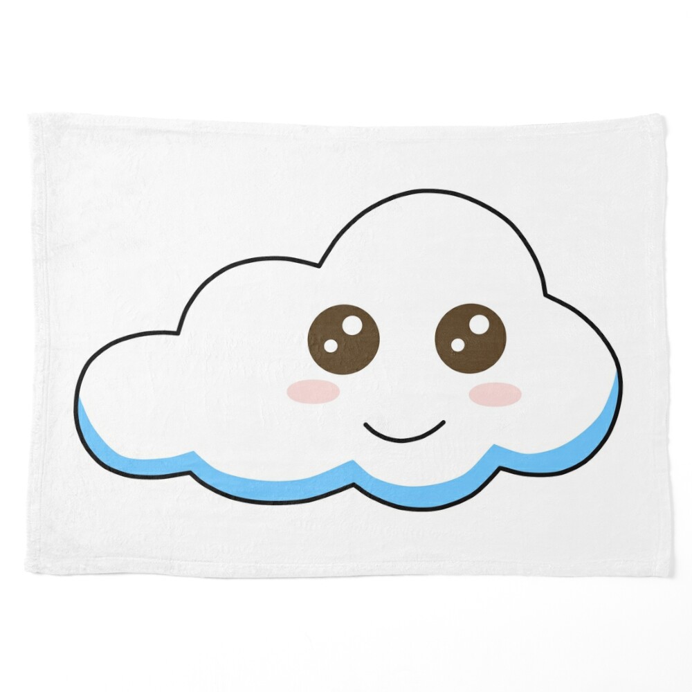 Kawaii Smiling Cloud Plush