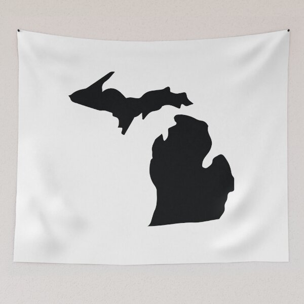Item preview, Michigan state outline designed and sold by PepaAnaRB.