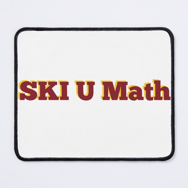 Item preview, Ski U Math--marrón designed and sold by holmesar2.