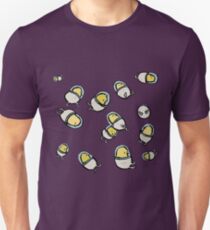 Camiseta ajustada pollitos espaciales
