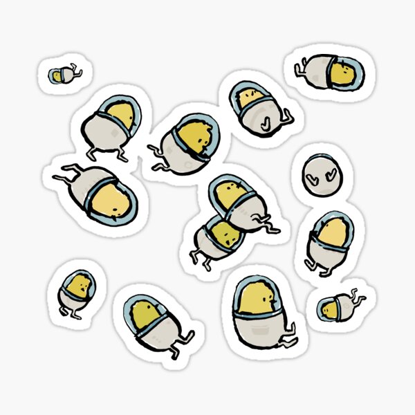 space chicks Sticker