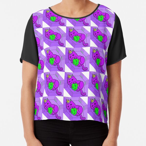 Cat Got Your Skull? Chiffon Top