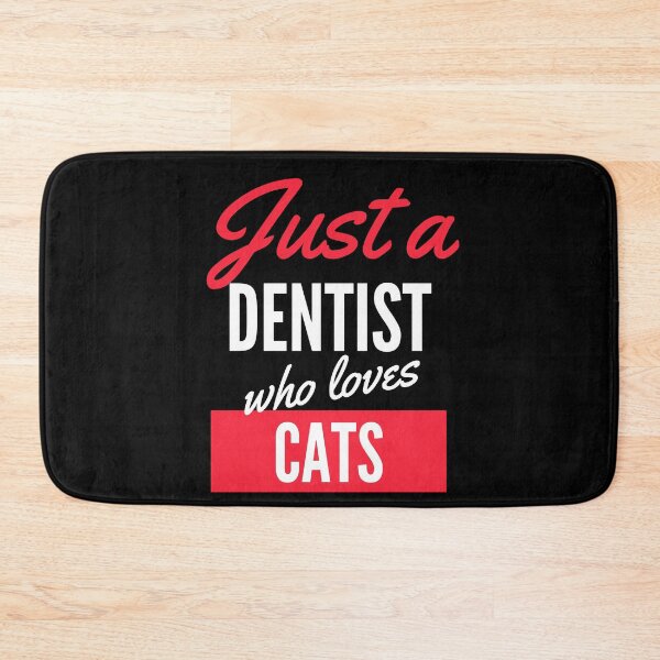 Item preview, Just A Dentist Who Loves Cats - Gift For Men, Women, Cats Lover designed and sold by ExploreTheStore.