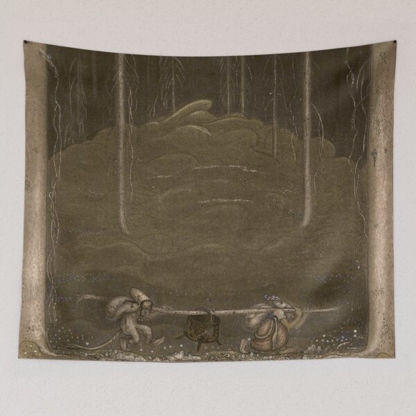 Item preview, Old mother troll and boy by John Bauer designed and sold by artofthenorth.