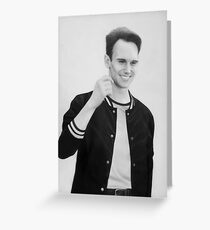 Cory Michael Smith - Pencil drawing Greeting Card