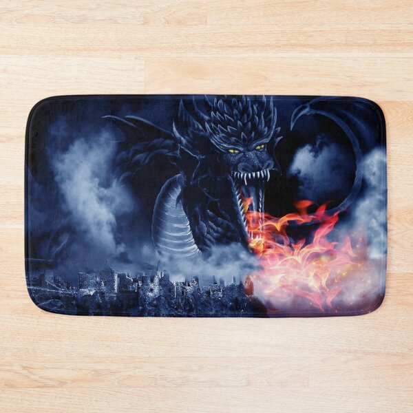 Item preview, Celtic Castle Dragon Flame in the Blue Moonlight designed and sold by Kim Andrews.