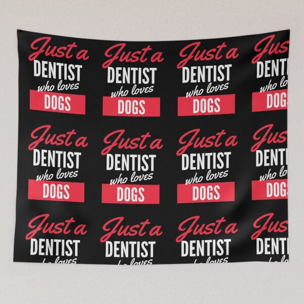 Item preview, Just A Dentist Who Loves Dogs - Gift For Men, Women, Dogs Lover designed and sold by ExploreTheStore.