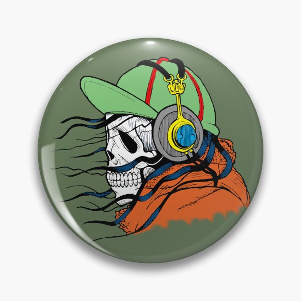 Item preview, Audiophile skeleton with hair blowing in the wind designed and sold by drubdrub.