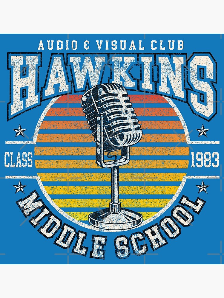 Hawkins High School Indiana Pullover Hoodie for Sale by alhern67