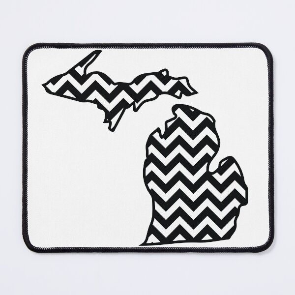 Item preview, Michigan state shape with chevron pattern designed and sold by PepaAnaRB.