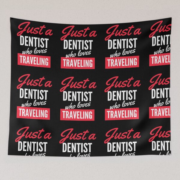 Item preview, Just A Dentist Who Loves Traveling - Gift For Men, Women, Traveling Lover designed and sold by ExploreTheStore.